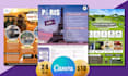 do professional travel post and flyer design services in canva