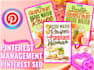 pinterest pin design and graphics for blog post
