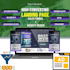 create ghl, wordpress, wix, shopify, webflow clickfunnel sales landing page