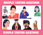 make simple vector cartoon