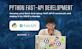 develop your backend using python fast api quickly
