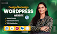 create or redesign your wordpress website design