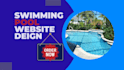 design swimming pool website, construction website, swimming pool landing page
