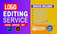 do redesign,modify, revamp, edit your existing logo design