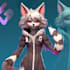 make anime style furry characters art