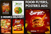 design eye catching and professional flyer, brochure, cover in 3 hours