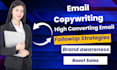 copy write your email, sales, web content, ads or newsletter for email marketing