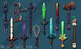 create custom 3d minecraft items, weapons and tools