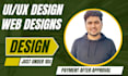 do website and mobile ui ux designs and mockups