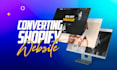 build shopify store design, shopify website redesign, shopify dropshipping