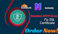 install free ssl certificate and fix https errors