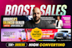 design high converting website banners for shopify stores
