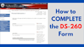 expertly fill your ds 160 visa application