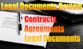 review contracts, agreements and other legal documents