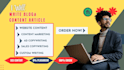 write attractive SEO website content and copywriting