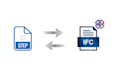 convert stp files to ifc and ifc to stp