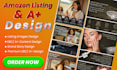 design amazon product listing images and ebc