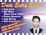 do accurate data entry, web research, copy paste and excel tasks