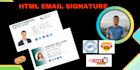 create custom HTML email signature