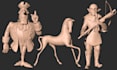 create 3d sculpture, 3d character for 3d printing in zbrush