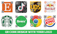 generate a custom qr code design with logo free vector file