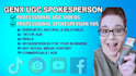 create natural female spokesperson videos in 48 hrs or less