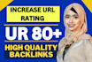 increase domain url rating ahrefs ur 80 plus guaranteed