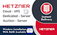 setup windows on your hetzner server