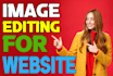 do image editing for your website