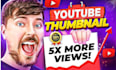 design unique logo and clickable youtube thumbnail