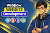 design or redesign webflow website, figma to webflow