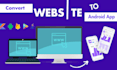 build android webview app for your website or online store