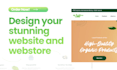design and create modern and clean website and webstore