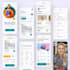 do mobile app ui design, mobile app uiux with figma