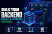 build java spring boot backend, rest API and database for your business