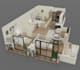create 2d to 3d floor plan