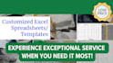 create customized excel spreadsheets templates
