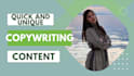 copywrite or do content writing on english or croatian