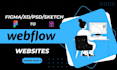 convert your figma, xd, and sketch to webflow