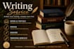 write, rewrite, and edit poems, stories, novels, and books