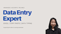 do data entry, copy paste, and excel data entry