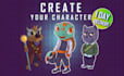 anthropomorphic character for merchandise