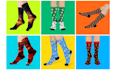 create knitting, sublimation, and printed custom sock design