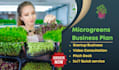 write microgreens business plan for startup business