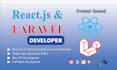 create full website using react and laravel