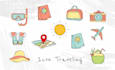 design hand drawn doodle,  icon, abstract, patterns, illustration