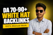 build white hat seo backlinks with high da authority link building