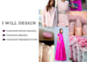 make fashion mood board, fashion brand guideline and fashion presentation