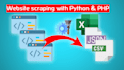 do web scrapping and data mining using python,php and nodejs