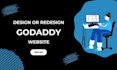 design, and redesign your godaddy website professionally